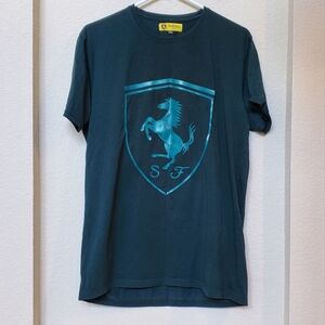 Ferrari Deep Green Graphic T-Shirt.  Size XXL